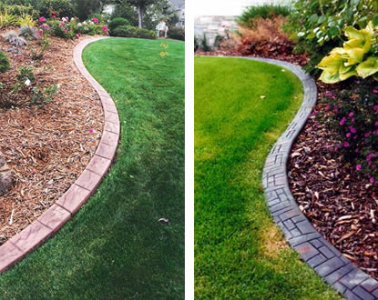 Landscape Curbing Mn Concrete Edging, How To Make Concrete Landscape Curbing